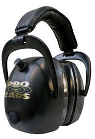 Pro Ears Gold II 30 adult electronic ear protection provides 30 dB noise reduction.